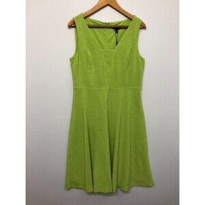 NWT Donna Karan New York Women A-Line Dress Size 12 Lime Green B295 -22